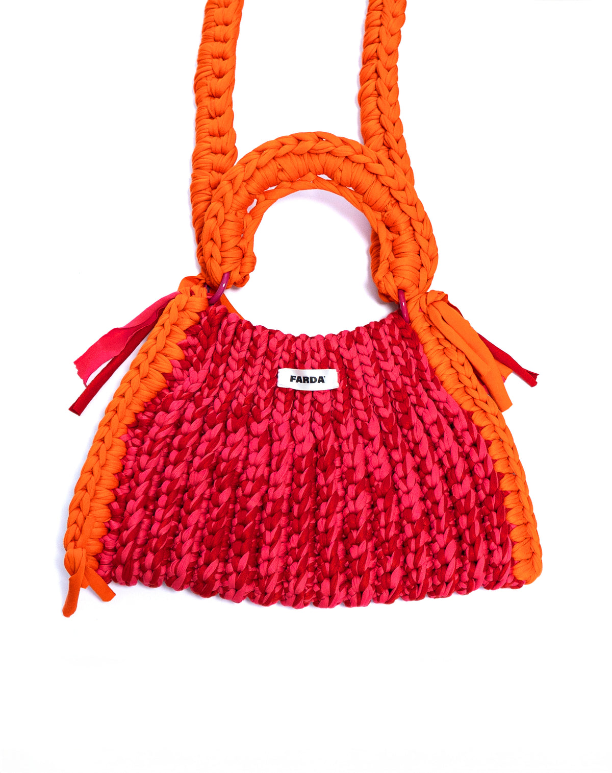 Bolso crochet Dopamine Hit 🍊💖
