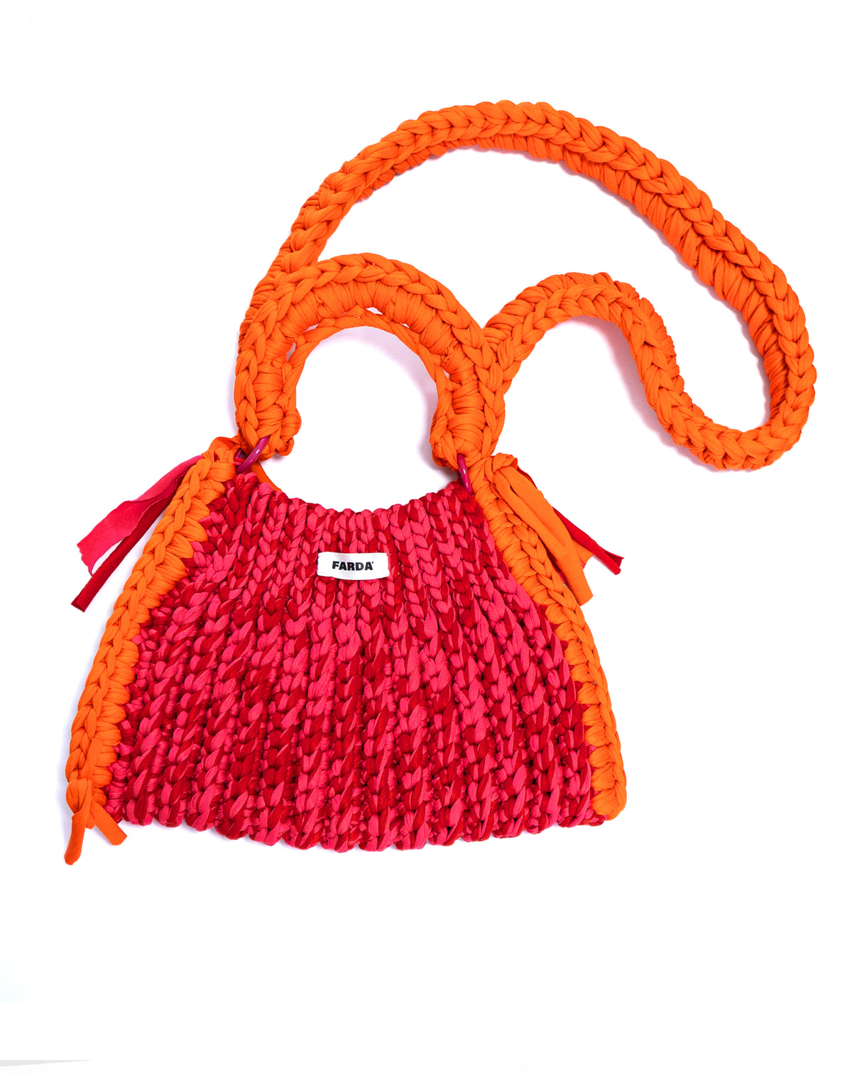 Bolso crochet Dopamine Hit 🍊💖