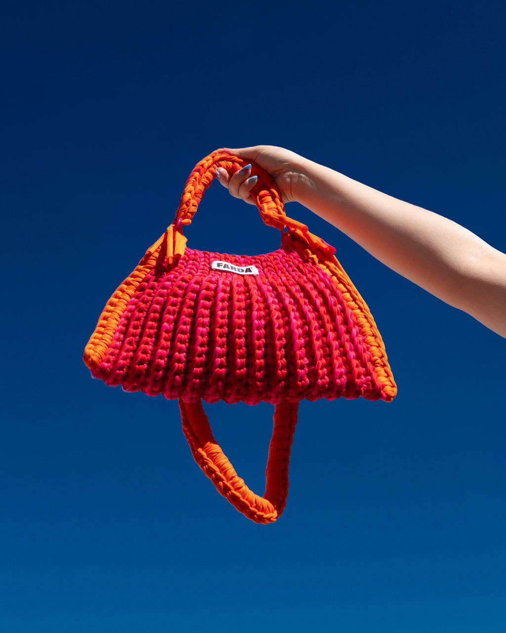 Bolso crochet Dopamine Hit 🍊💖